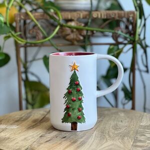 Rae Dunn Christmas Tree Artisan Collection Mug NWOT